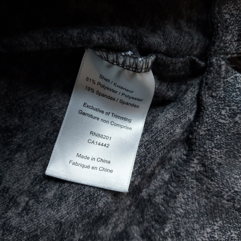 Mondetta Performance Luxe Hoodie Women's XL Gray Marled Stretch Athleisure - Picture 12 of 16
